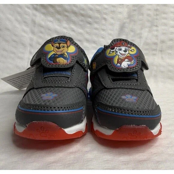 Paw Patrol Baby Infant Light-Up Athletic Sneakers Size 5c Boys Walking Shoes NWT - Picture 5 of 13
